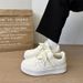 New Women's Casual Sports Platform Sneakers Trendy Street Style Retro Versatile Bread Shoes For Students_vogvips.com