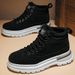 European Warm Series 2025 Autumn New High-Top Martin Shoes Workwear Height-Increasing Yellow Thick-Soled British Style Men's Boots_vogvips.com