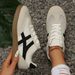 Mesh Large Size White Women S Spring And Summer New Casual Breathable Versatile Sports Flat Baseplate Shoes_vogvips.com