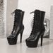 Short Boots Fashion Model Catwalk Shoes Women's Catwalk Sexy High Heels Pole Dancing Boots_vogvips.com