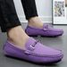 Large Size Men's Doudou Shoes Size 39-46 PU Fabric Is Suitable For Driving Slowly, Travel Shoes Are Breathable, Casual, Flat-bottomed, Shoes_vogvips.com