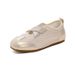 2025 New White Sneakers, Thin-Soled Sporty Mary Jane For Women, Autumn Ballet-Style German Training Shoes With Cross_vogvips.com