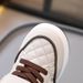Kids' Sneakers Girls' Solid Bottom Board Shoes Boys' High Top Bread Shoes Velcro Baby Shoes_vogvips.com