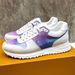 () Color Blocking Sports Shoes For Men, Made Of Genuine Leather, Breathable Mesh, Flat Bottomed Sponge Shoes, Small_vogvips.com