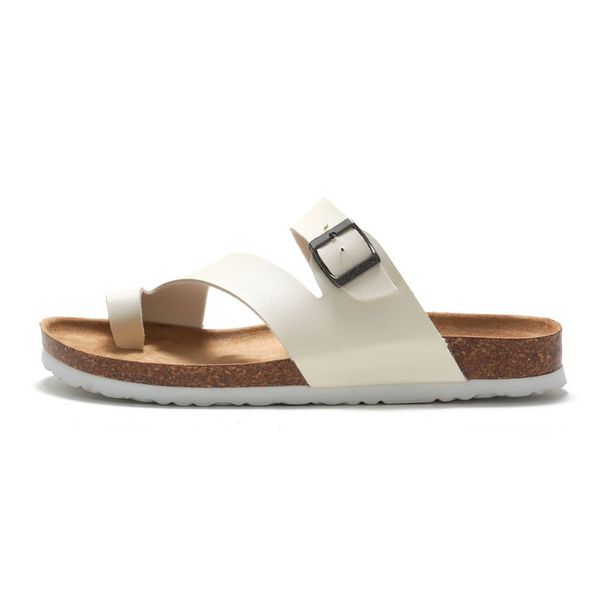 Couple Cork Slippers Men Summer Toe Post Outdoor Beach Sandals Korean Style Trendy Casual Flip-Flops_vogvips.com