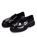 Thick Soled Loafers, Korean Version, Casual Trendy. First Layer Cowhide, One Step Shiny Leather, Comfortable And_vogvips.com