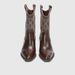 Short For Women, Washed Denim Chunky High Heel Ankle Designer Western Boots, Summer Style Printed Martin Boots_vogvips.com