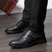 Crocodile Pattern Casual Men's Leather Shoes Platform Shoes Large Size Shoes_vogvips.com