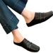 Slip-On Soft Wrinkled Ballet Unisex Mules Square Toe Flat Shoes Commuting Outdoor Wear_vogvips.com