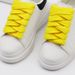 Shoelaces Classic Versatile Trend Widened Flat Shoe Laces Single Layer Solid Color Polyester Fat Shoelaces Shoe Accessories_vogvips.com