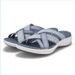 Large Size Shoes Women's 2025 Summer New Flat Bottomed Cross Woven Soft Sole Casual Sandals_vogvips.com