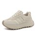 HY2515 New 2025 Spring And Autumn Women's Shoes, Thick-Soled Simple Low-Top Height-Increasing College Style Fashion_vogvips.com