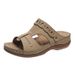 Large Size Women In Summer 2025, New Casual Sandals For Women, Worn Outdoors With Thick Soles And Sloping Heels_vogvips.com