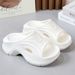 Super Thick Sole Slippers For Women In The Summer Of 2025, New Outdoor Fashion, Beach Stepping, Shit Feeling Sponge Cake_vogvips.com