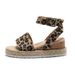 Ruizu New 2025 Girls' Rope Mid-Child Sandals Casual Mid-Heel Platform Shoes For Outdoor Wear_vogvips.com