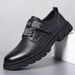 New Leather For Men With A Sense Of , British Style Fashion, Business And Leisure, Versatile, One Foot Work Shoes,_vogvips.com