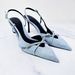 ZA2024 Spring Summer New Denim Shallow Mouth Lace-up Hollow Toe Sexy Stiletto Fashion Sandals Mules_vogvips.com
