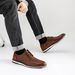Leather Loafer Fashion Comfortable 2024 Brand Casual Shoes Men_vogvips.com