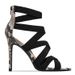 2021 Summer High-Heeed Shoes For Women, Peep-Toe, European And American Stye, Snake Pattern, Thin Hee, Utra-High_vogvips.com