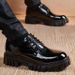 Unbeatable Quality 2025 Leather New Martin British Men's Casual Shoes Business Height Increase Formal Thick Bottom Wedding_vogvips.com