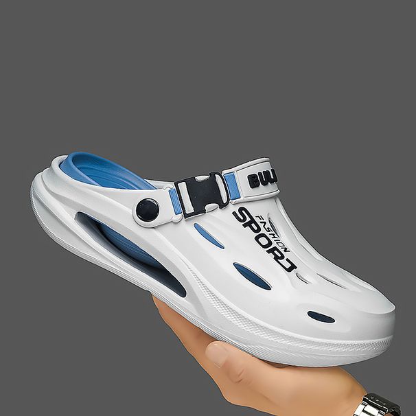 A Pair Of Clogs, Summer New Wear-Resistant, Non-Slip Sports Beach Shoes, Soft-Soled Comfortable Men's Shoes For Driving_vogvips.com