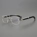 New High-End Frameless Reading Glasses Men, Fashionable Sophisticated, Blue Light Blocking, High Definition, Suitable_vogvips.com