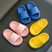 Summer Cute Children's Boys And Girls Wearing Cool For Home Outsiders Korean Soft Sole Anti Slip Shower Slippers_vogvips.com