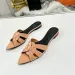 New Tribute Woven Mules Sandals Slippers Slides Heeled Flat Heels Pointed Toe Cap Women's Luxury Designers Patent_vogvips.com