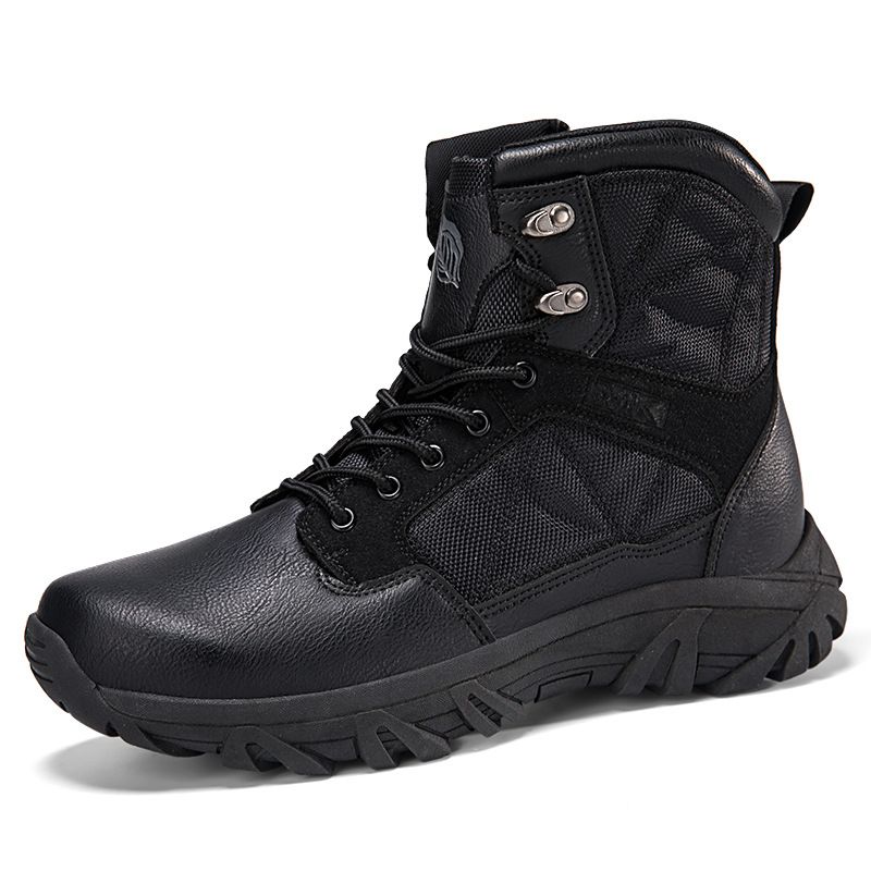 Men's Oversized Outdoor Sports Shoes, High Top Desert Boots, Tactical Boots, Hiking Shoes_vogvips.com