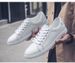 Men's Board Shoes Breathable Soft Sole First Layer Cowhide Sports White Shoes Running Shoes_vogvips.com