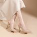 105-D3 High-end Waterproof Platform High-heeled Sandals For Women, New Summer Style, Pointed Toe, Elegant, Closed-toe,_vogvips.com