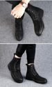 Men's Fur Boots Tooling Shoes Outdoor Martin Boots Mid-top Leather Boots Non-slip Casual Men's Shoes_vogvips.com