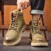 Winter High-top Martin Boots For Men, Outdoor Height-increasing Men's Boots, British Fashion Martin Boots_vogvips.com
