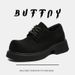 Small Leather Shoes Casual Men's Platform Retro Big Head Leather Shoes Heightening Men's Shoes_vogvips.com