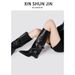 Women's Shoes Wedge Heel Women's Boots High Heel Cuffed Long Boots Aura Style High Boots_vogvips.com