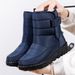 1178225343@qq.com 25 New Model Foreign Trade Cross-Border Warm Snow With Velcro Waterproof European Size 44 Boots Casual Women's Shoes_vogvips.com
