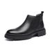 Chelsea Boots Men's Fleece Medium Help One Pedal Cigarette Boots Thick-soled Height Increasing Martin Boots Low-Top Boots_vogvips.com