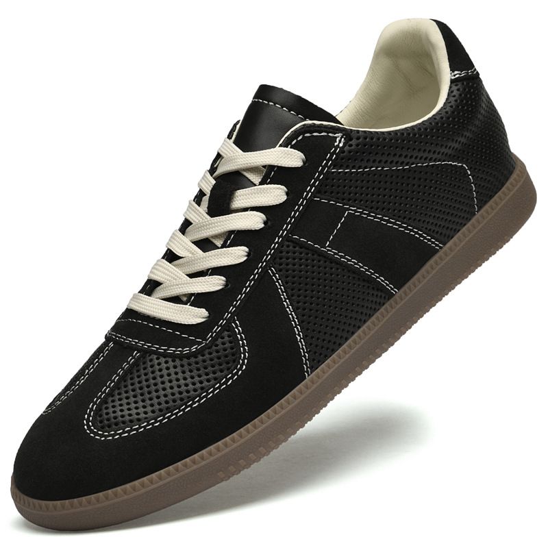 Men's Shoes Men's Casual Leather Shoes Breathable Sports Board Shoes Men's Xiaobai_vogvips.com