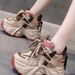 Cross-Border Internet Celebrity Dad For Women, Thick-Soled, Height-Increasing, Lightweight Sneakers, Petite Casual_vogvips.com
