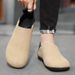 Euro Step Four Seasons Youth Slip-On Casual Low-Top Solid Color One-Piece Lazy Shoes Men's Outdoor Loafers_vogvips.com