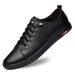 Men's Shoes Casual Leather Shoes Low-top Shoes Lace-up Board Shoes Men_vogvips.com