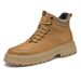 Martin Boots Men's Short Boots Wind Tooling Boots Tide High Top Rhubarb Boots_vogvips.com