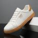 Autumn New Trendy Fashion Board PU Leather Breathable Lace Up Sports Men's Shoes Size 39-46_vogvips.com