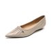 Pointed Single Shoes Women's Low Heel Shallow Mouth Niche Pleated Ladyshoes Temperament Shallow Mouth Commuting Women's Shoes_vogvips.com