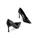 Silver Pointed Toe High Heels for Women Autumn 2025 New Style Noble Single Shoes Shallow Mouth Banquet Footwear_vogvips.com
