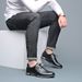 Euro Step Cowhide Men's Soft New White Hidden Height Increase Business Casual Breathable Leather Shoes For Men_vogvips.com