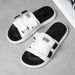 New For Men, Summer Fashion, Outdoor Wear, Korean Version, Couple's One Line Drag, Anti Slip, Internet Famous Beach_vogvips.com
