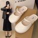 2025 Popular Model: Round-toe, Shallow-cut, Soft-soled, Soft-surface, Korean-style Casual Versatile Loafers For Women,_vogvips.com