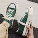 Men's Shoes New Student Low Top Canvas Shoes Sports Casual Skateboard Shoes Niche Classic Thick Soled Height Enhancing Men's Shoes X250_vogvips.com