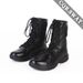 Black Combat Boots Canvas Lightweight Combat Boots Shock Absorbing High Top Outdoor Tactical Boots Mountaineering Boots_vogvips.com